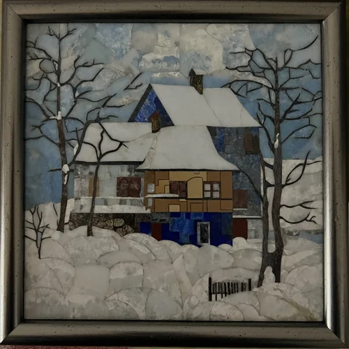 Картина "Зимний пейзаж"