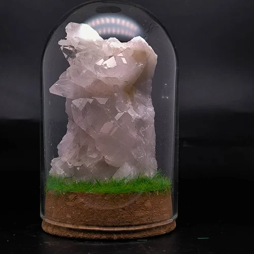 Колба с кварцем (друза) 25-57-34